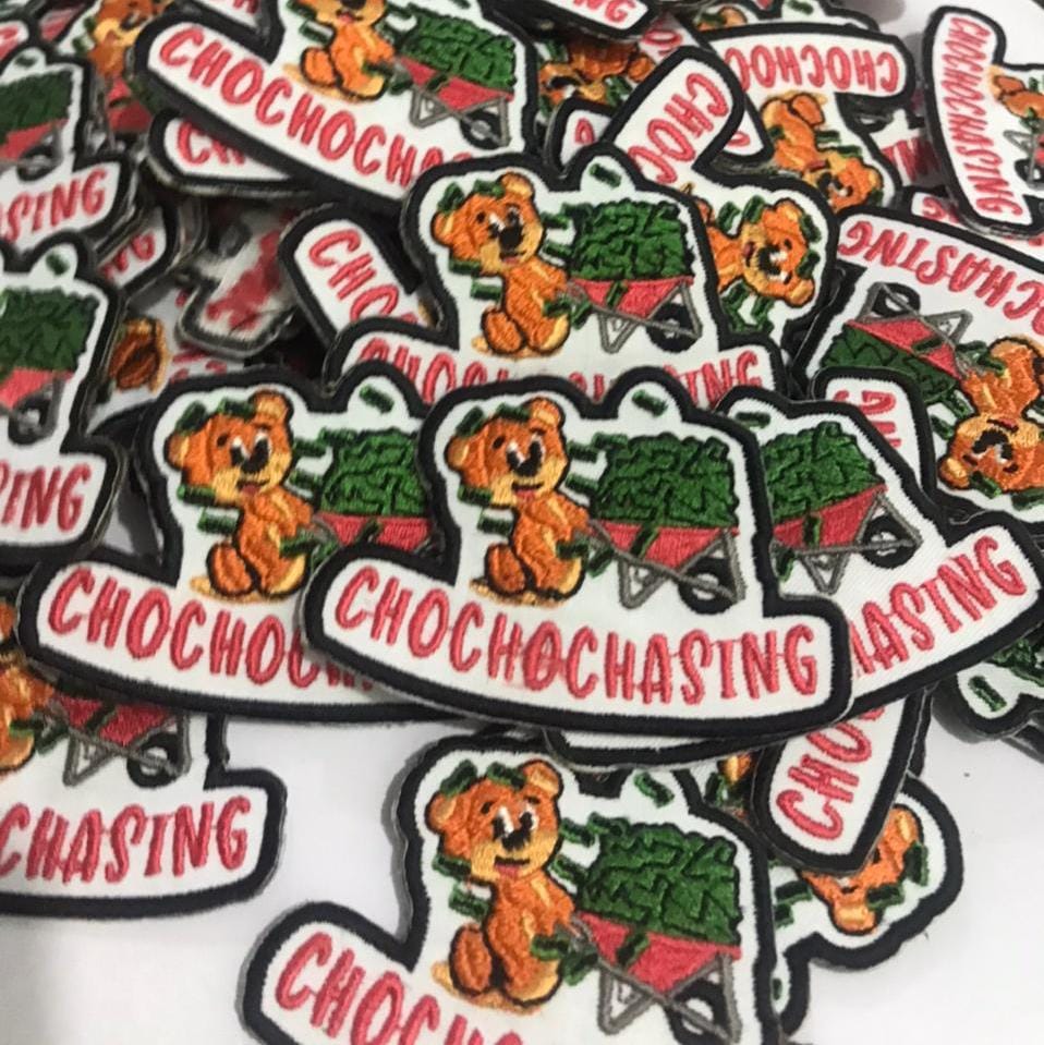 custom embroidered patches in a picture