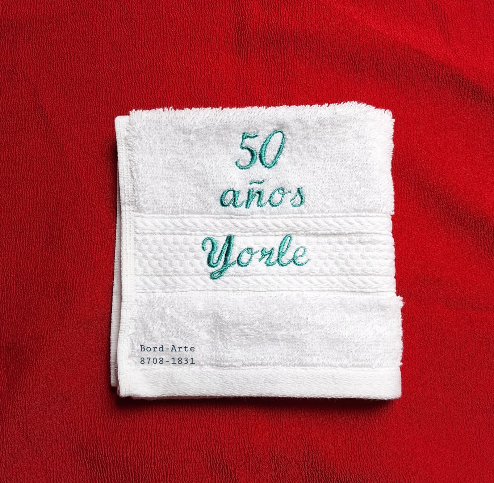 embroidery on towels